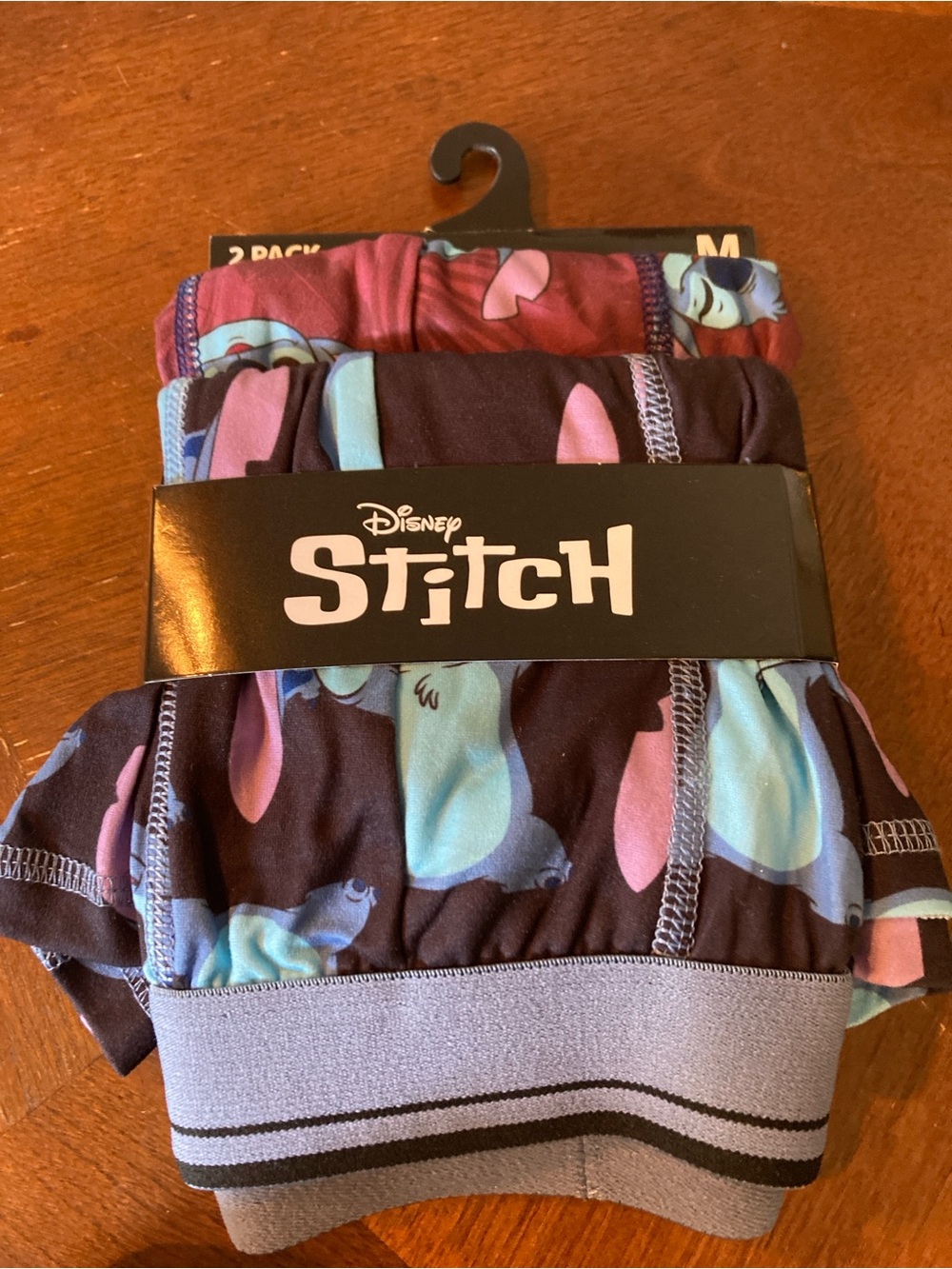 Bioworld Disney Stitch Men's Leggings Set - Black, Blue & Pink Prints